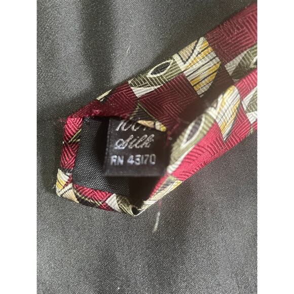 2 Mens Neckties 100% Silk - Picture 5 of 7